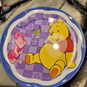 Winnie the Pooh child's plate, Zaks Designs, vintage